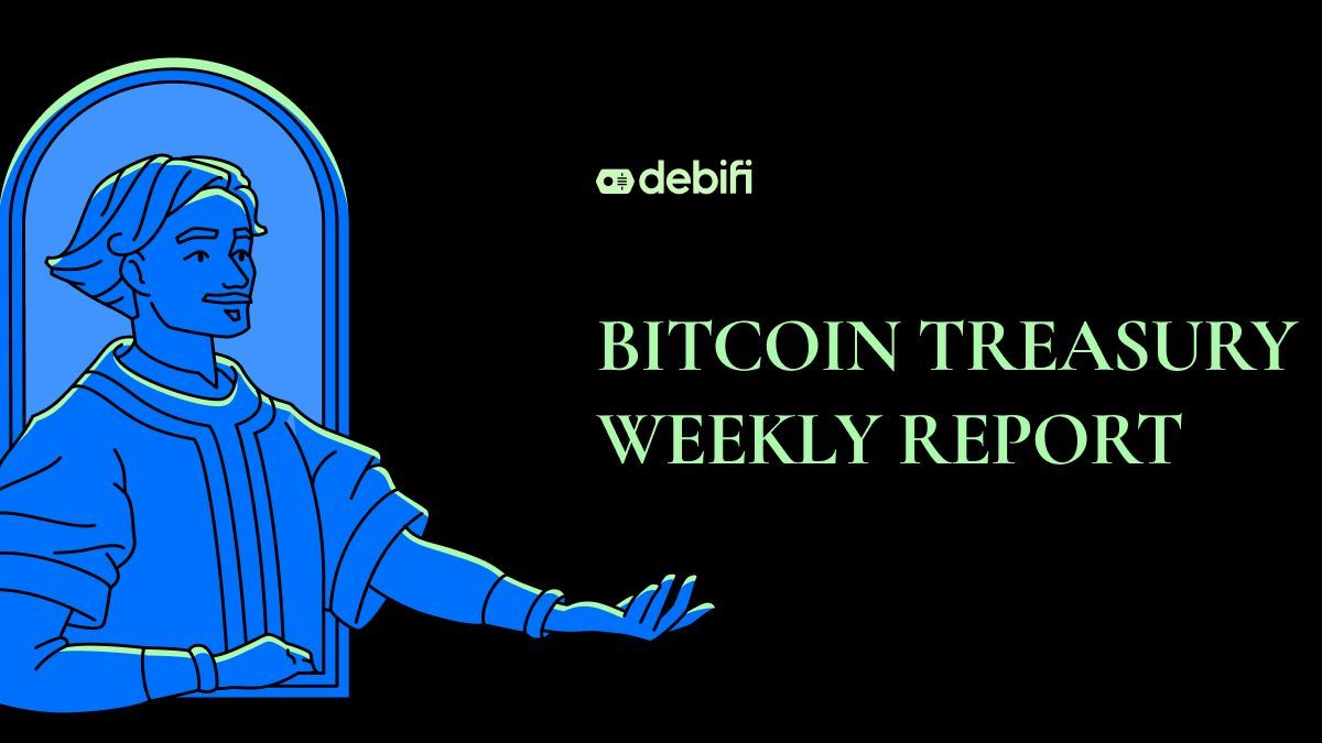 Bitcoin Treasury Weekly Report - July 21 – 27, 2025  